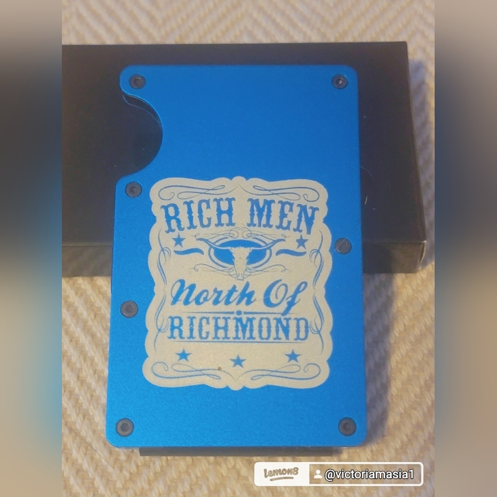 Rich Men North Of Richmond Blue Money Clip